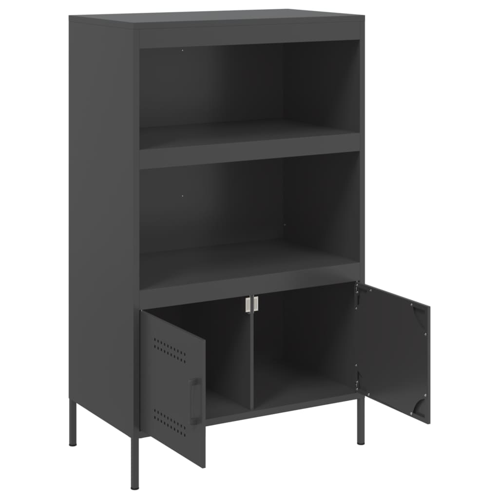Högskåp 68X39X113 Cm Stål