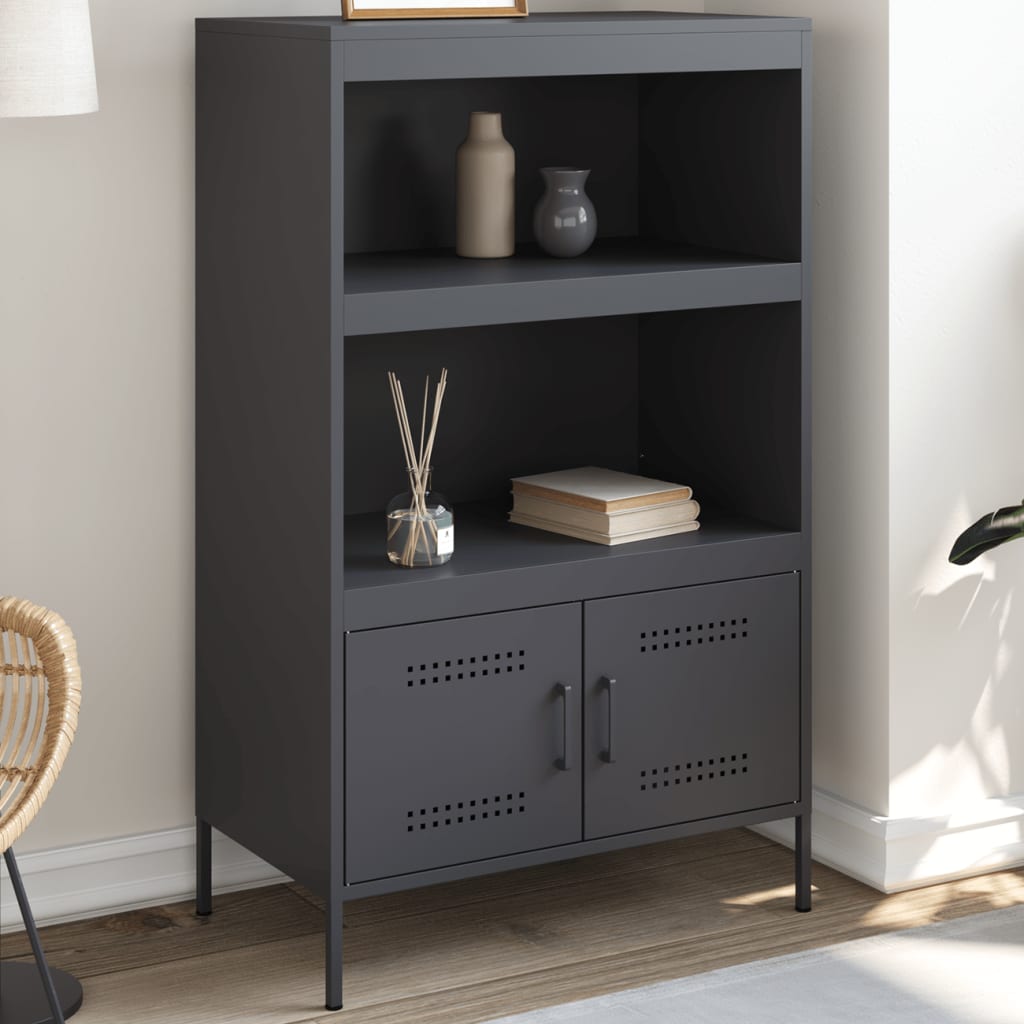 Högskåp 68X39X113 Cm Stål
