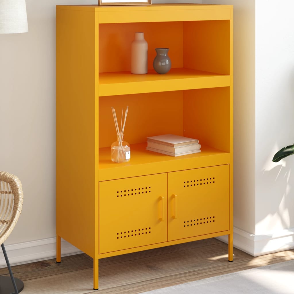 Högskåp 68X39X113 Cm Stål