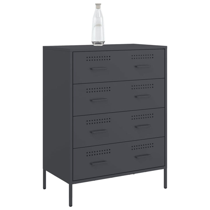 Byrå 68X39X89 Cm Stål