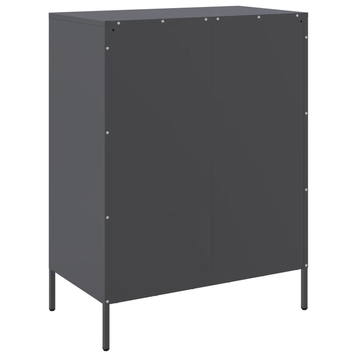 Byrå 68X39X89 Cm Stål