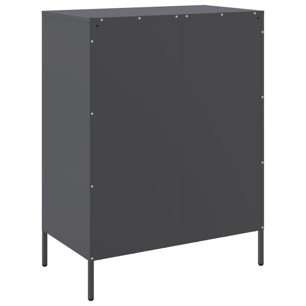 Byrå 68X39X89 Cm Stål