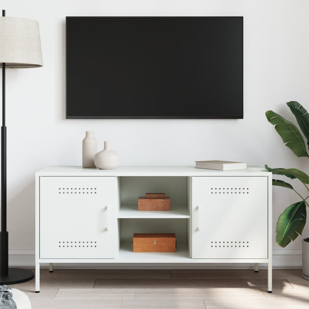 Tv-Skåp 100,5X39X50,5 Cm Stål