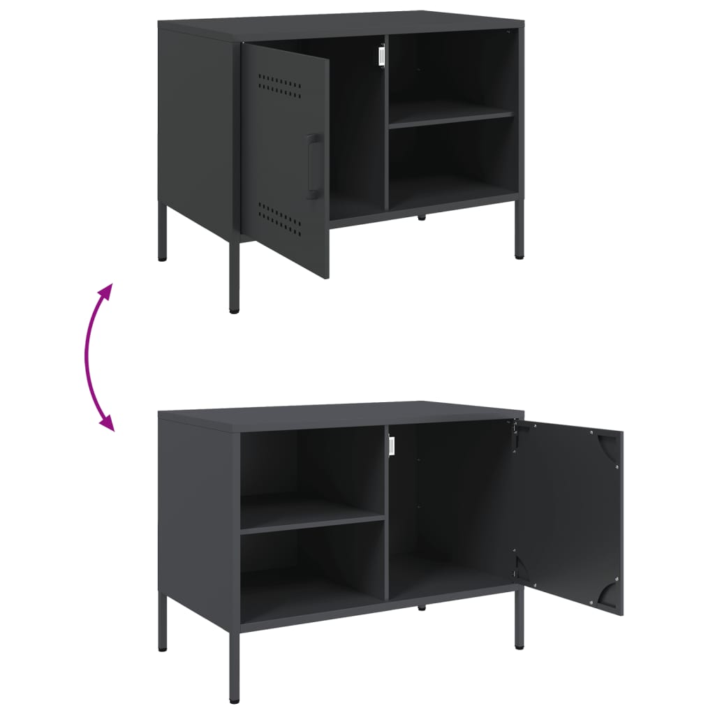 Tv-Bänk 68X39X50,5 Cm Stål