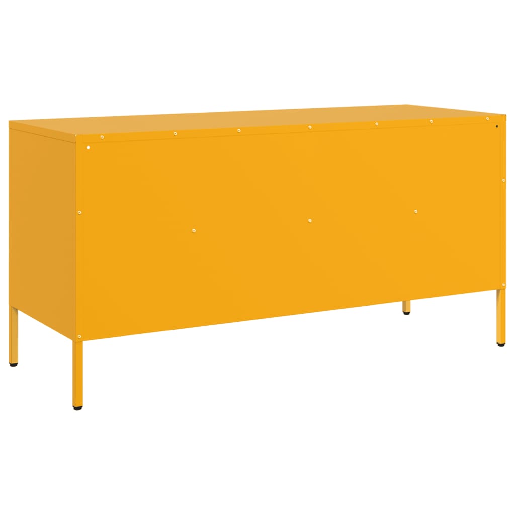 Tv-Skåp Senaps 100,5X39X50,5 Cm Stål