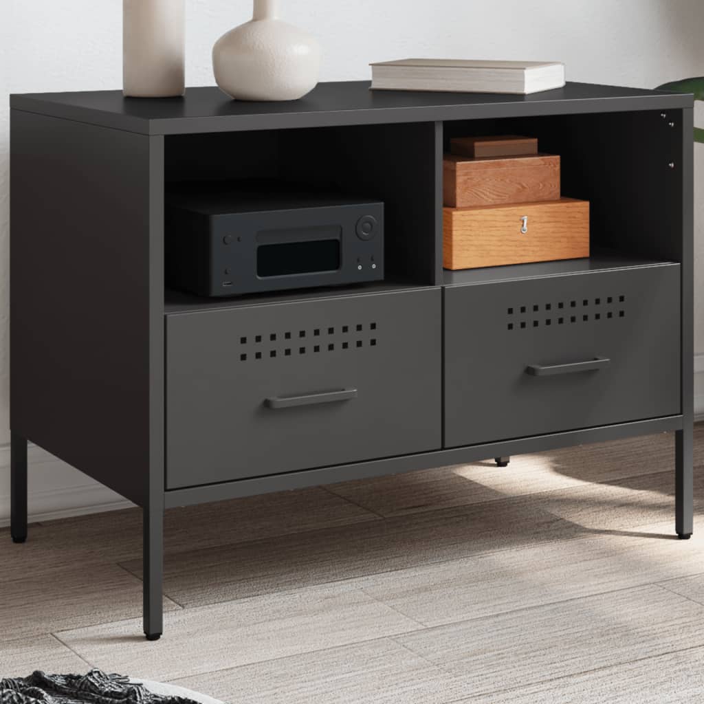 Tv-Bänk 2 St 68X39X50,5 Cm Stål