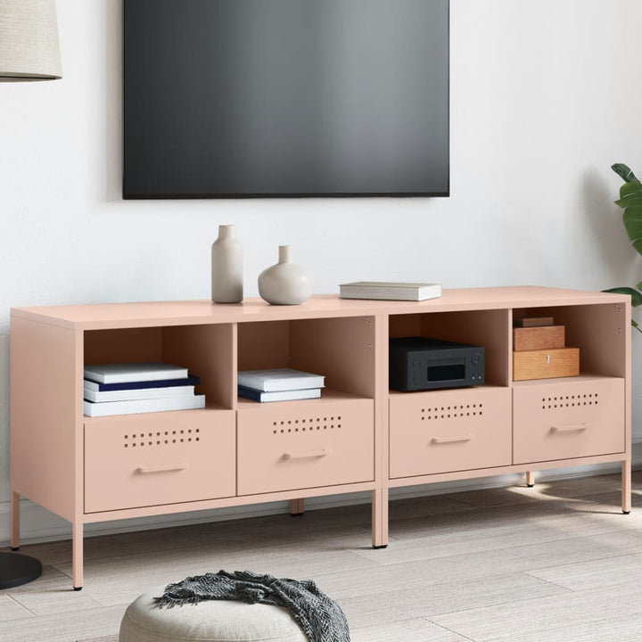 Tv-Bänk 2 St 68X39X50,5 Cm Stål