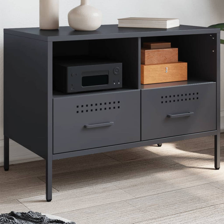 Tv-Bänk 2 St 68X39X50,5 Cm Stål