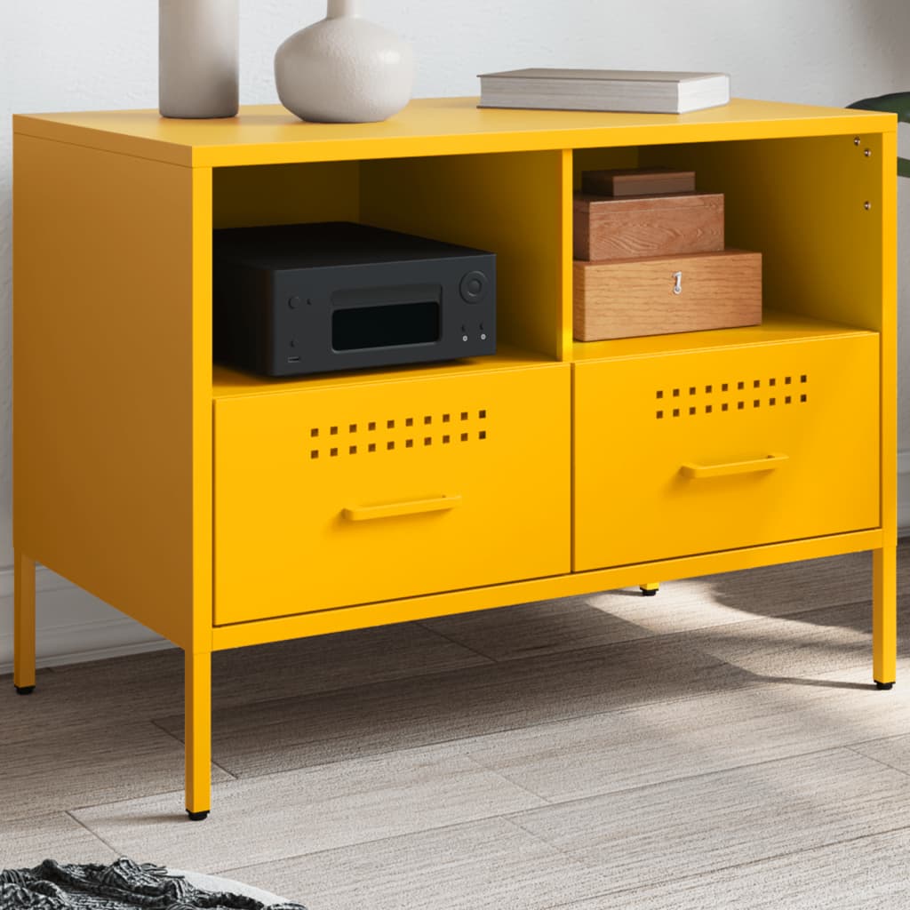 Tv-Bänk 2 St 68X39X50,5 Cm Stål