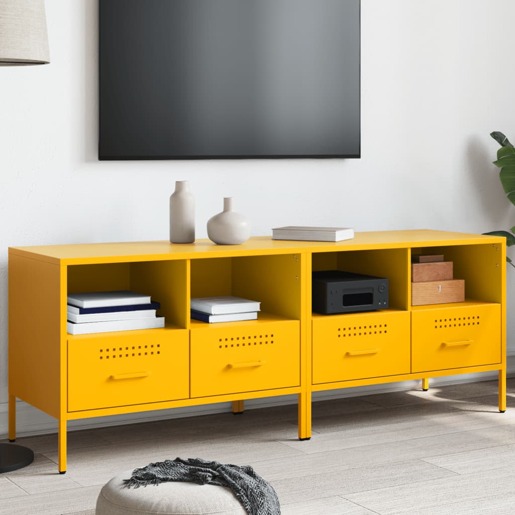 Tv-Bänk 2 St 68X39X50,5 Cm Stål