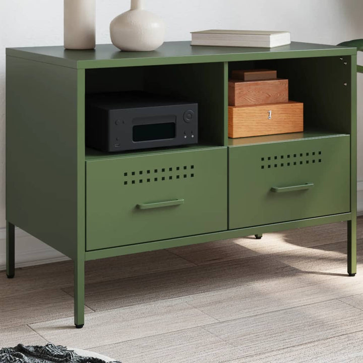 Tv-Bänk 2 St 68X39X50,5 Cm Stål