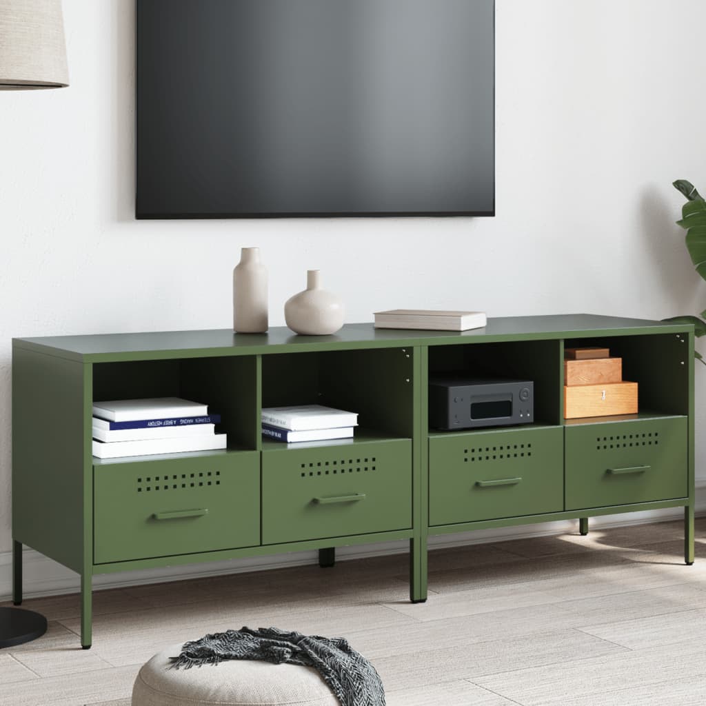 Tv-Bänk 2 St 68X39X50,5 Cm Stål