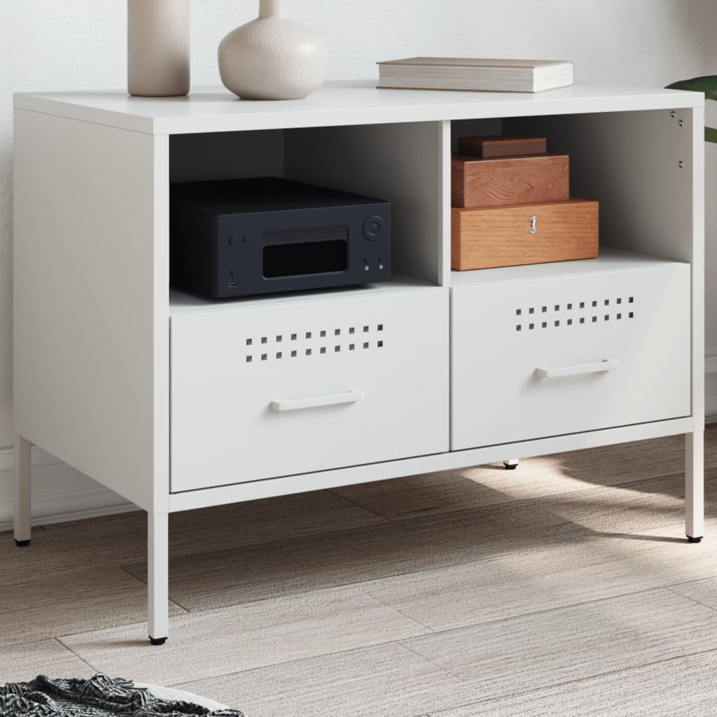 Tv-Bänk 2 St 68X39X50,5 Cm Stål