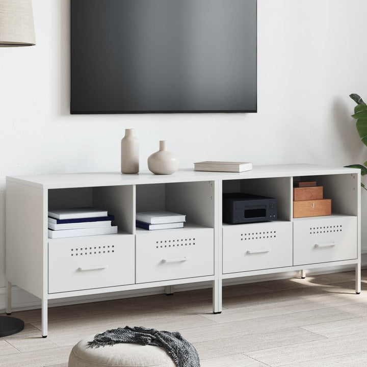 Tv-Bänk 2 St 68X39X50,5 Cm Stål