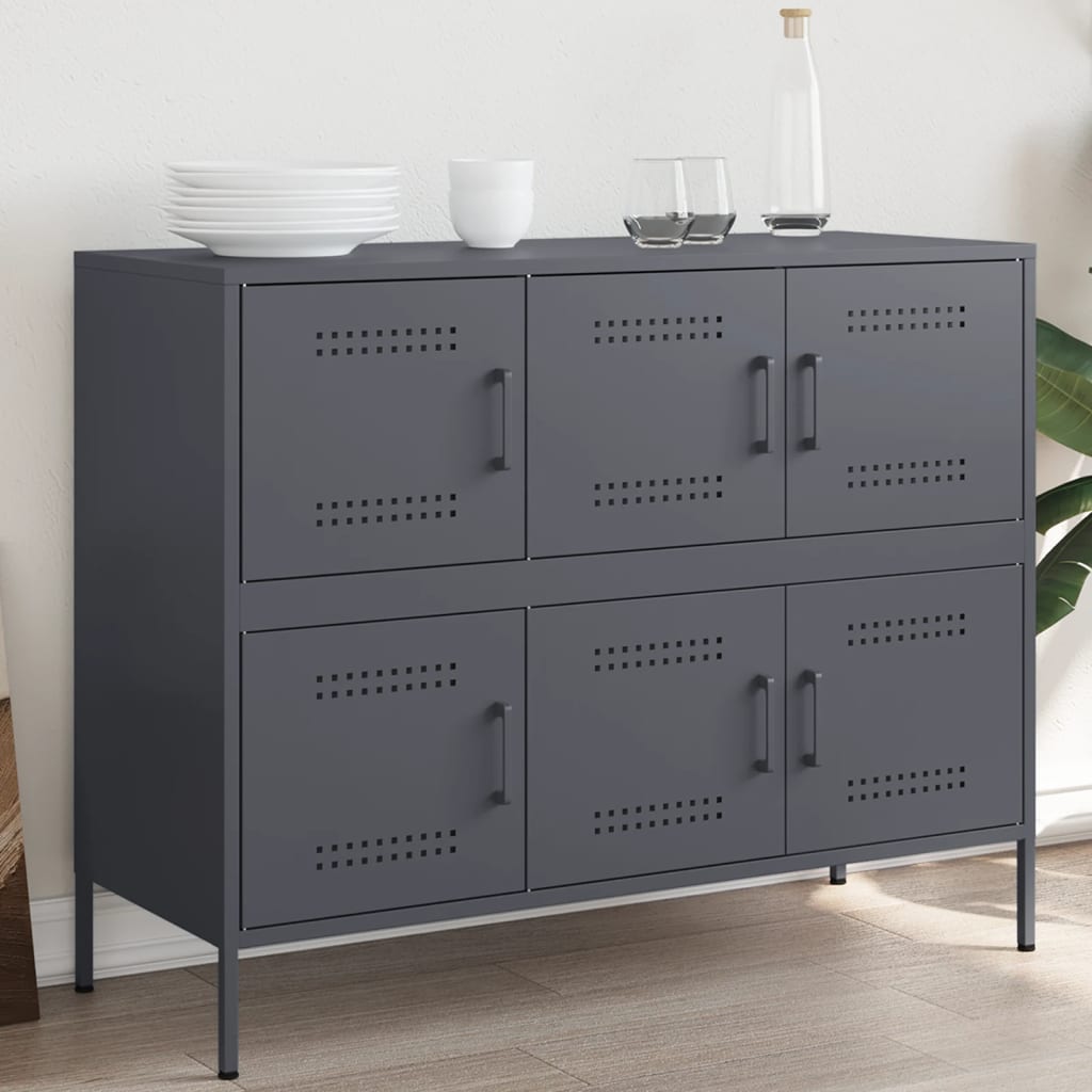 Skåp 100,5X39X79 Cm Stål