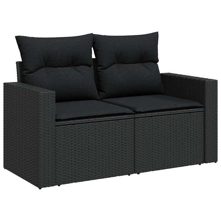 Loungegrupp För Trädgården Med Dynor 8 Delar Konstrotting
