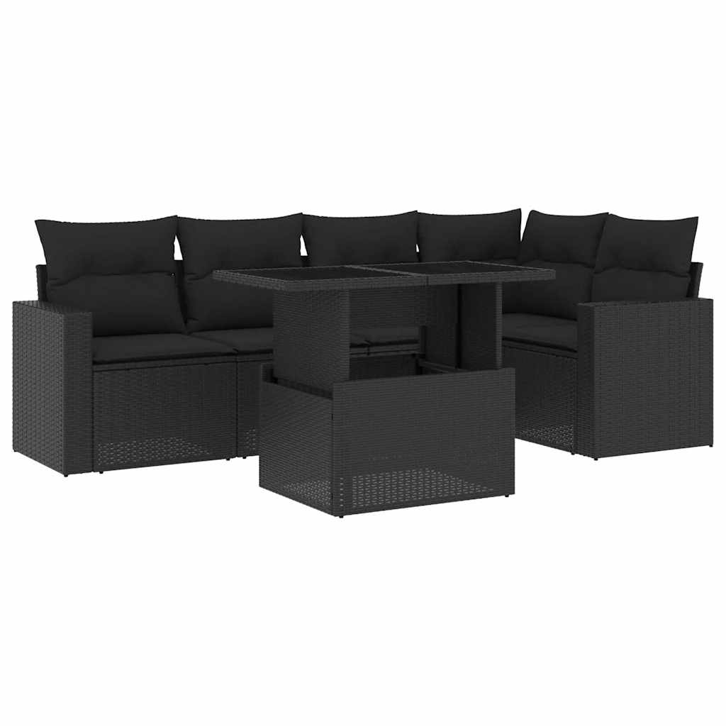 Loungegrupp Med Dynor 6 Delar Konstrotting