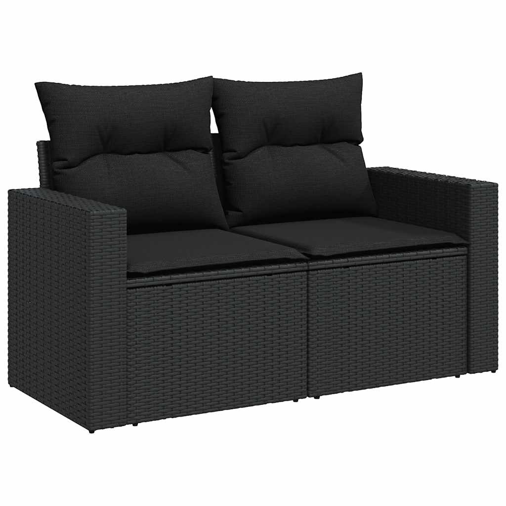 Loungegrupp För Trädgården Med Dynor 8 Delar Konstrotting
