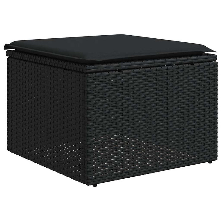 Loungegrupp För Trädgården Med Dynor 8 Delar Konstrotting