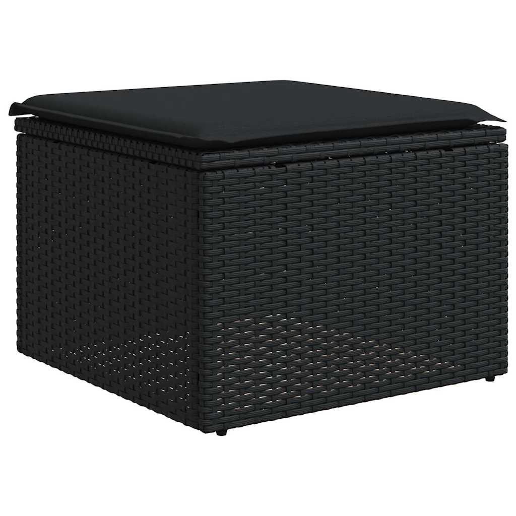 Loungegrupp För Trädgården Med Dynor 8 Delar Konstrotting