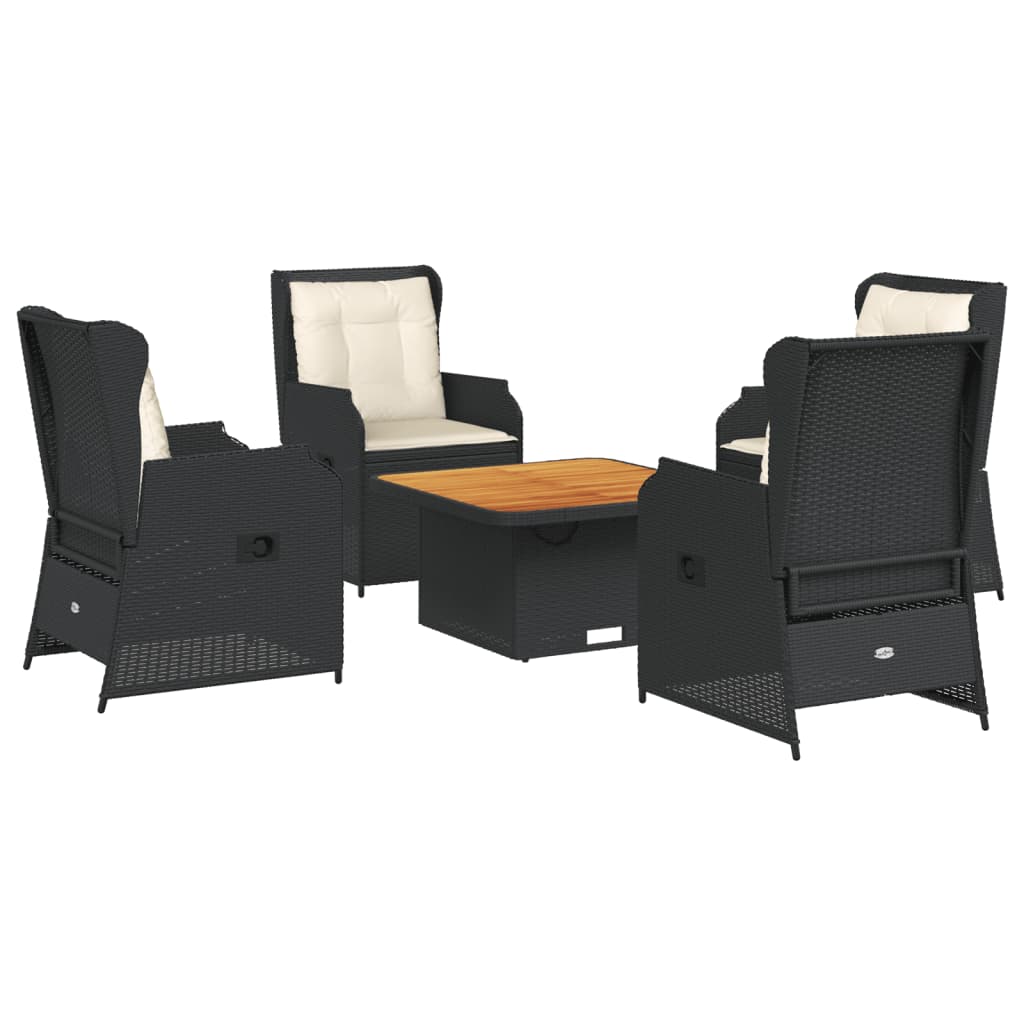 Loungegrupp Med Dynor 5 Delar Konstrotting