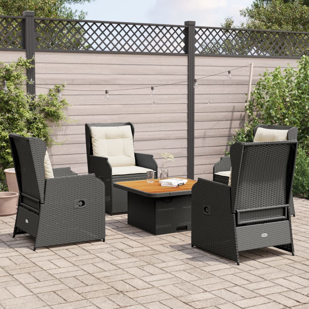 Loungegrupp Med Dynor 5 Delar Konstrotting