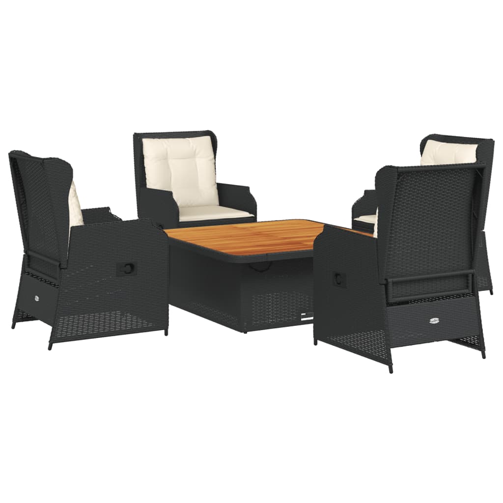 Loungegrupp Med Dynor 5 Delar Konstrotting