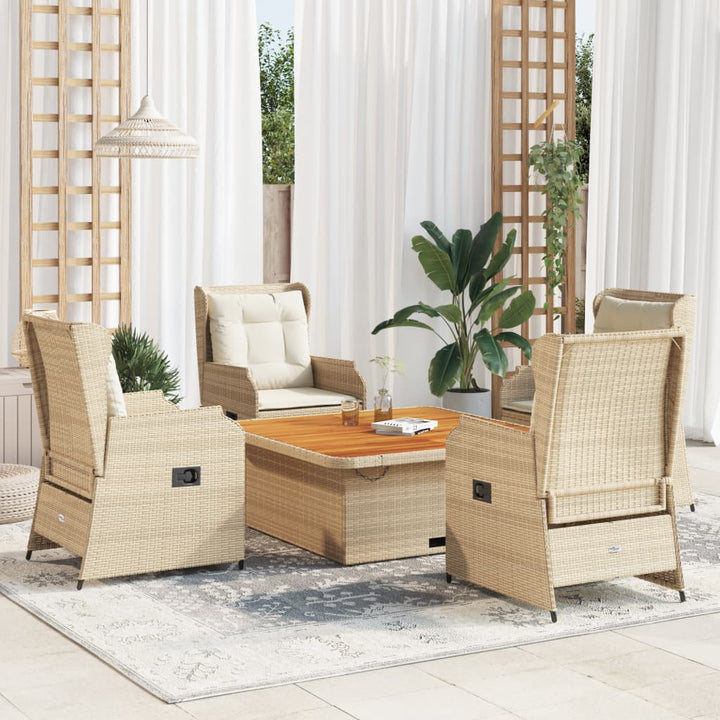 Loungegrupp Med Dynor 5 Delar Konstrotting