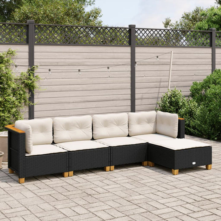 Loungegrupp Med Dynor 6 Delar Konstrotting