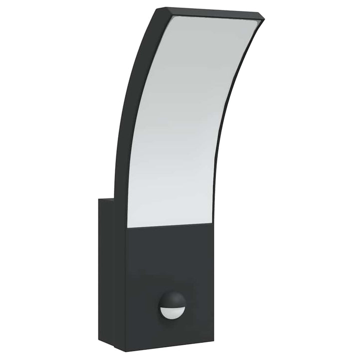 Utomhusvägglampor Led Med Sensorer 2 St Gjuten Aluminium