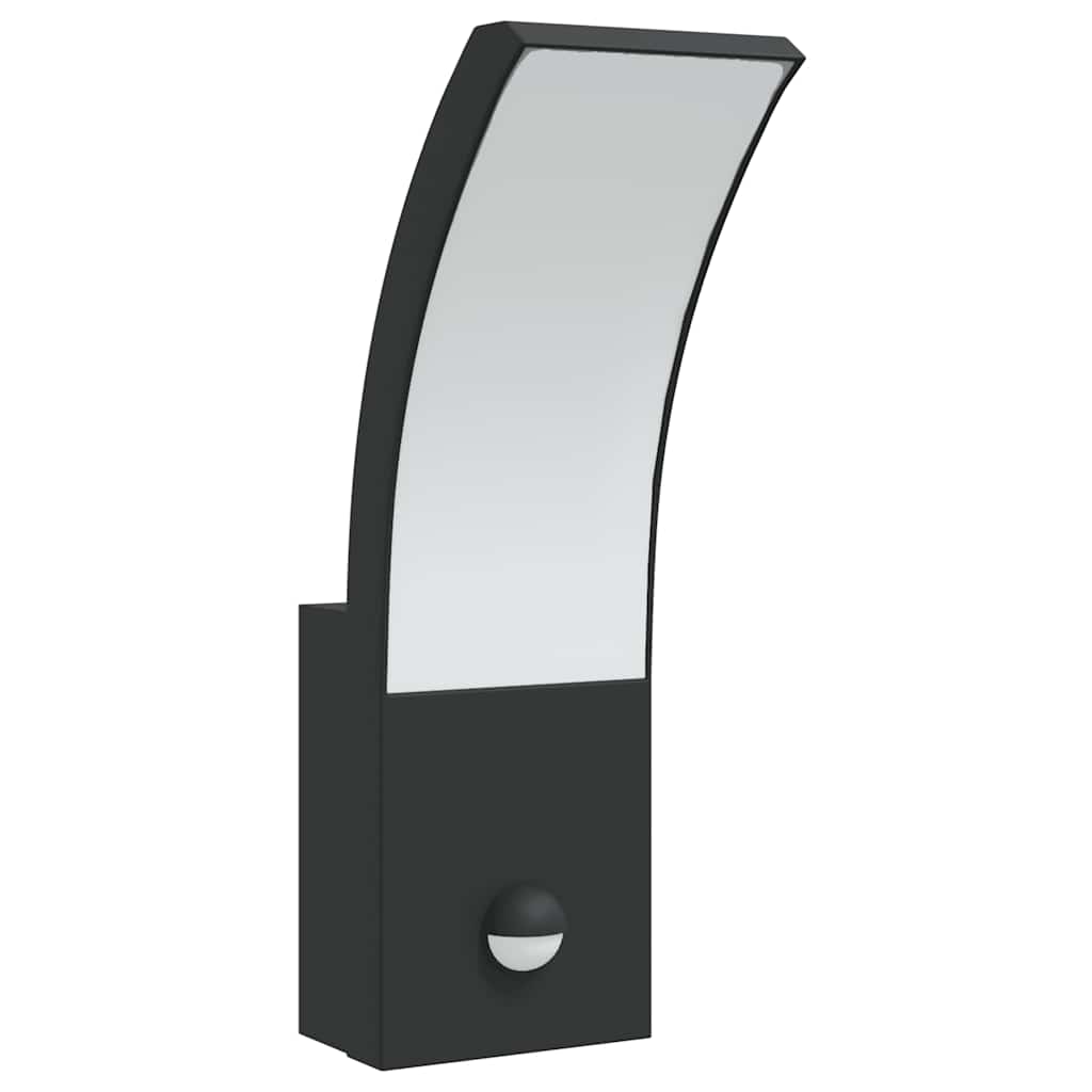 Utomhusvägglampor Led Med Sensorer 2 St Gjuten Aluminium