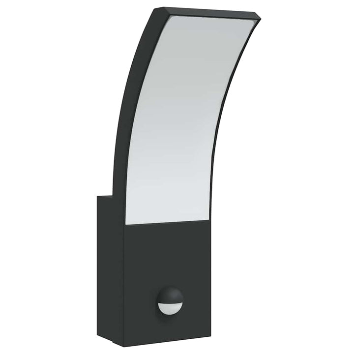 Utomhusvägglampor Led Med Sensorer 2 St Gjuten Aluminium