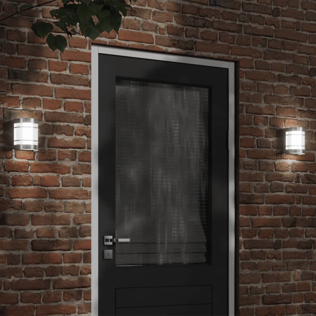 Utomhusvägglampa Med Sensor Rostfritt Stål