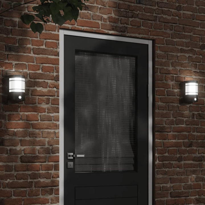 Utomhusvägglampa Med Sensor Rostfritt Stål