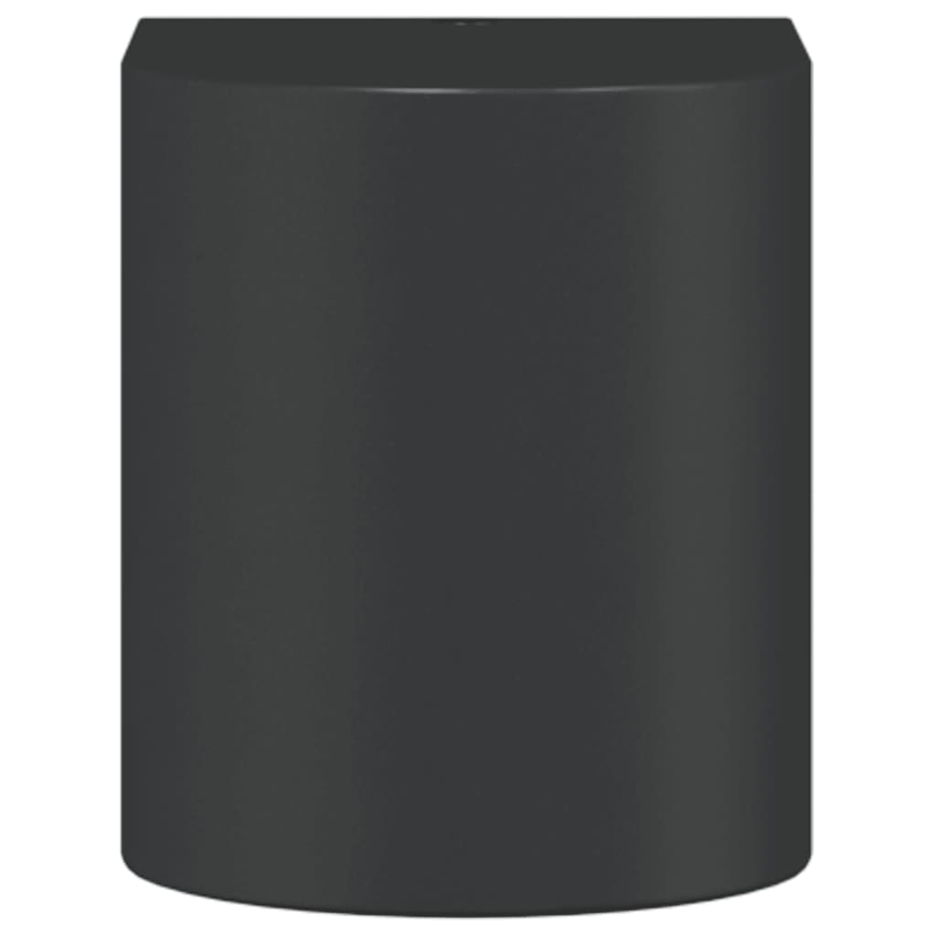 Utomhusvägglampor 2 St Svart Gjuten Aluminium