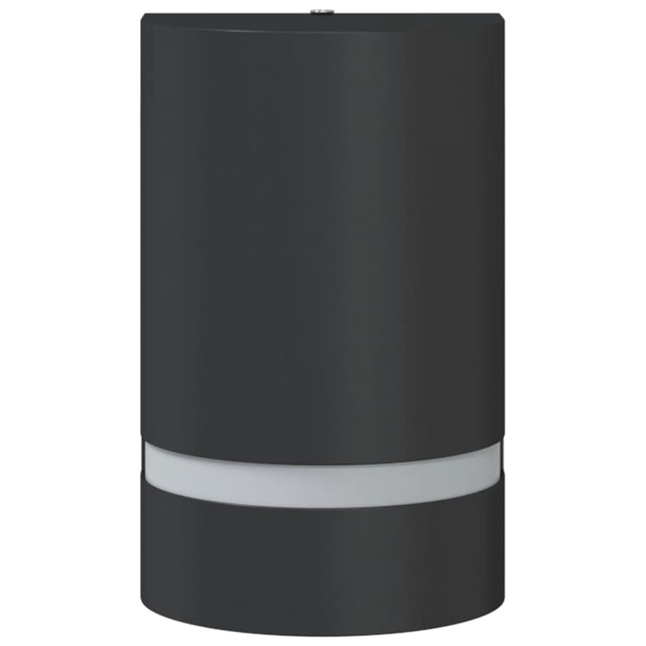 Utomhusvägglampor 2 St Svart Gjuten Aluminium