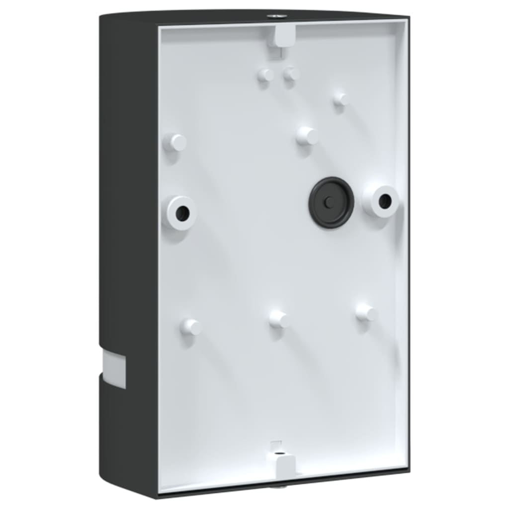 Utomhusvägglampor 2 St Svart Gjuten Aluminium