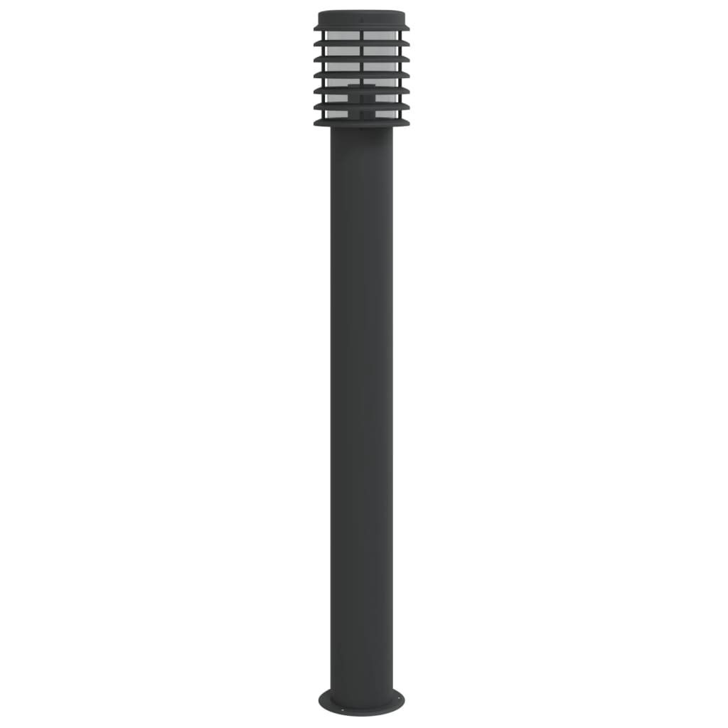 Utomhusgolvlampor 3 St 110 Cm Rostfritt Stål