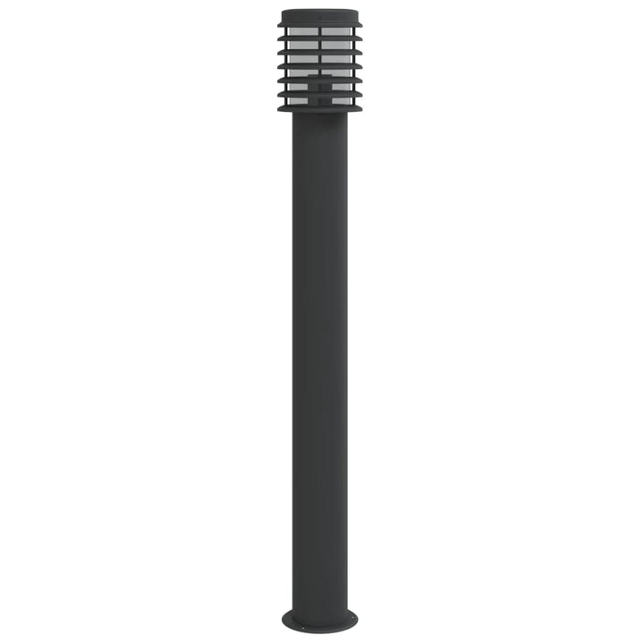 Utomhusgolvlampor 3 St 110 Cm Rostfritt Stål
