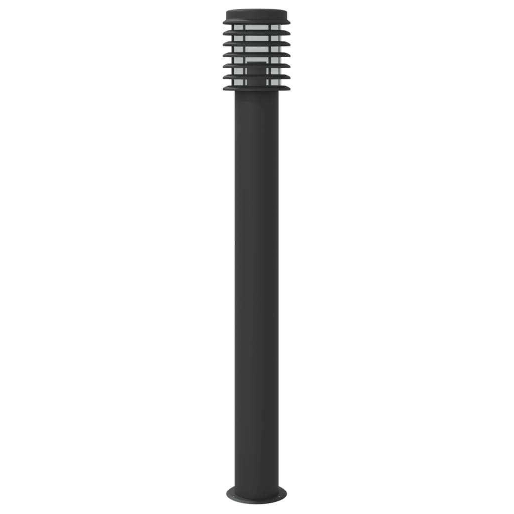 Utomhusgolvlampor 3 St 110 Cm Rostfritt Stål