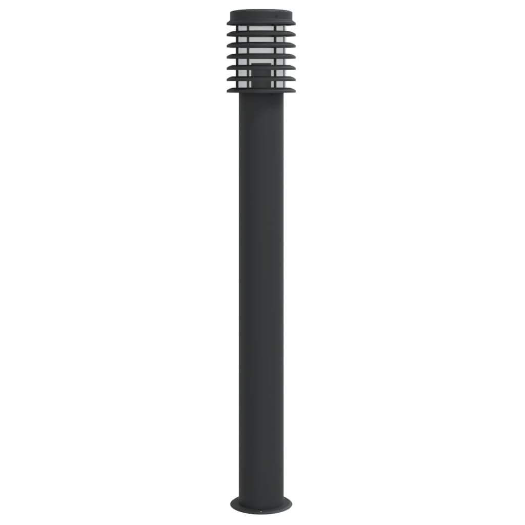 Utomhusgolvlampor 3 St 110 Cm Rostfritt Stål