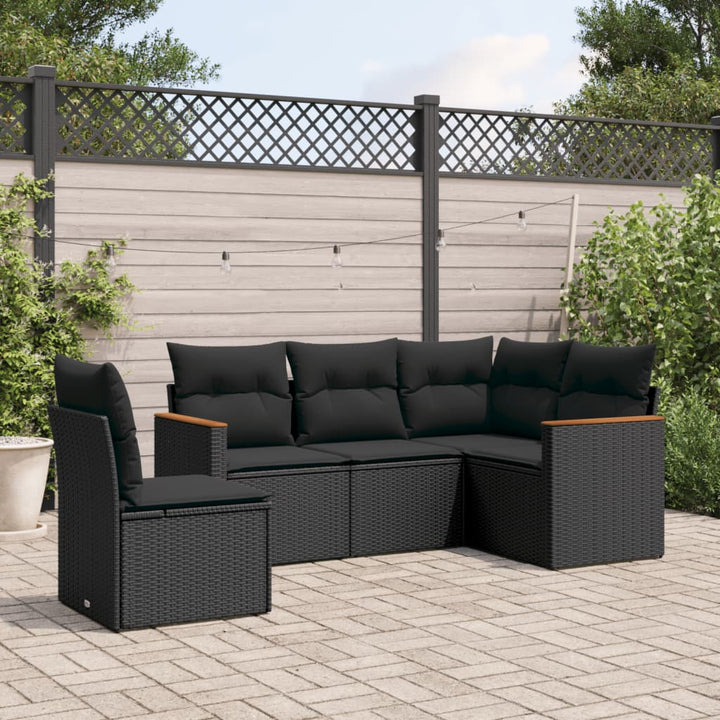Loungegrupp Med Dynor 6 Delar Konstrotting