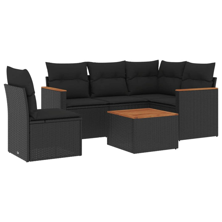 Loungegrupp Med Dynor 6 Delar Konstrotting