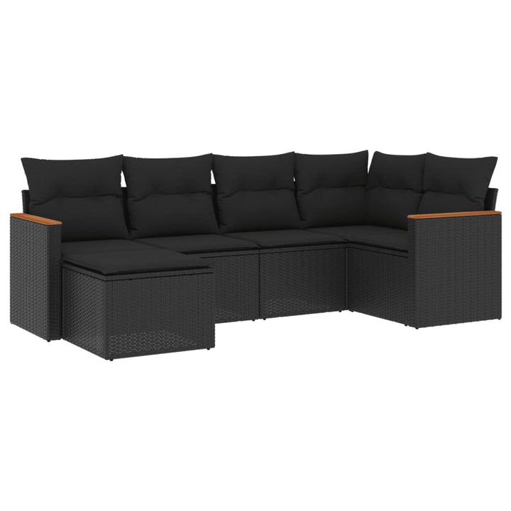 Loungegrupp Med Dynor 6 Delar Konstrotting