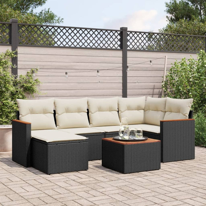 Loungegrupp Med Dynor 6 Delar Konstrotting