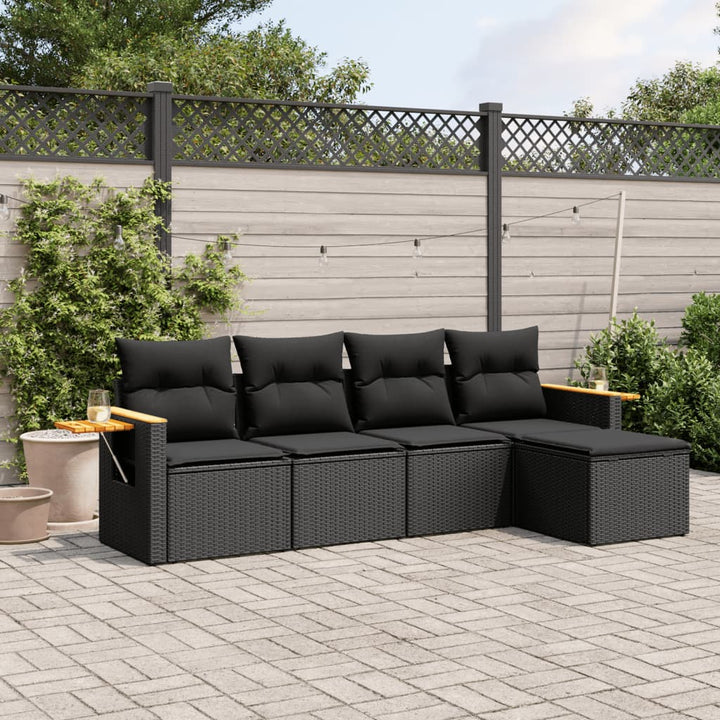Loungegrupp Med Dynor 6 Delar Konstrotting