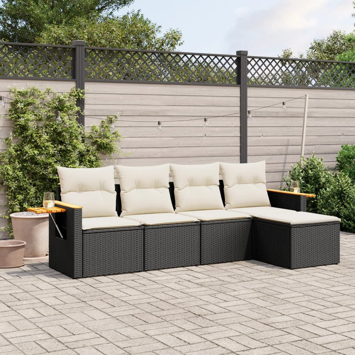 Loungegrupp Med Dynor 6 Delar Konstrotting
