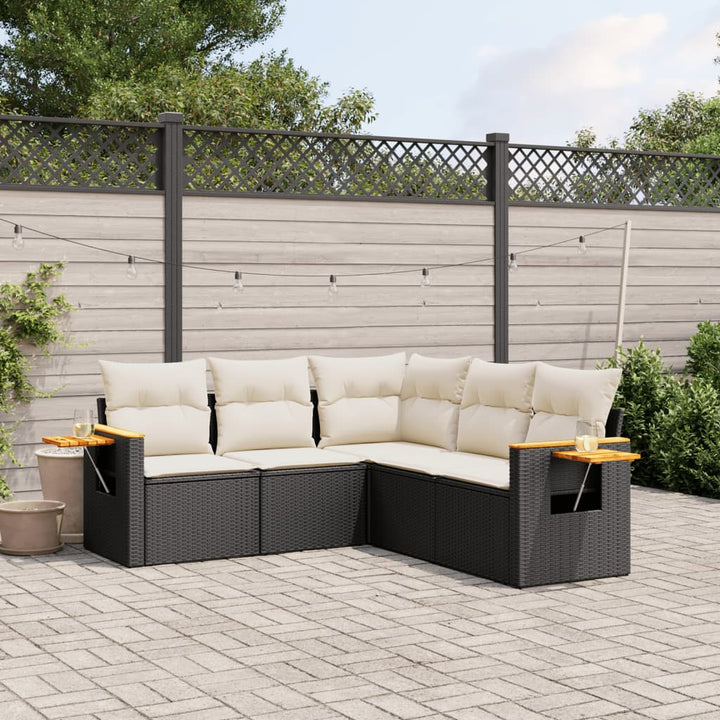 Loungegrupp Med Dynor 6 Delar Konstrotting