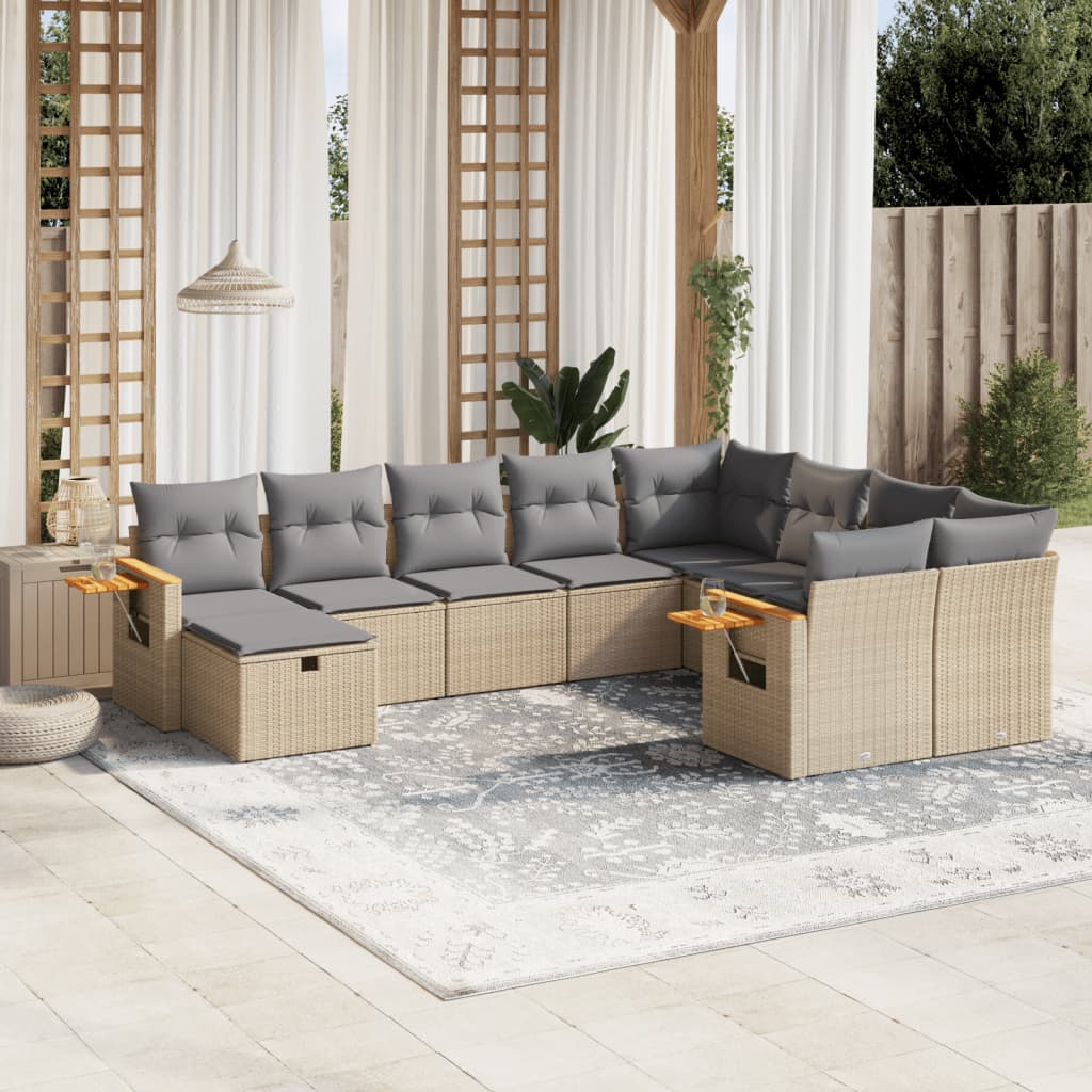 Loungegrupp 10 Delar Med A Dynor Konstrotting