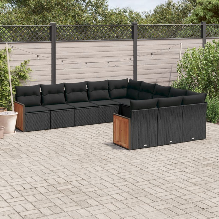 Loungegrupp Med Dynor 12 Delar Konstrotting